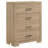 Mitze 5-Piece Queen Bedroom Set Light Oak-1322749213