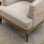 Fauteuil demi-tonneau Modern