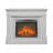 44" Electric Fireplace With Mantel