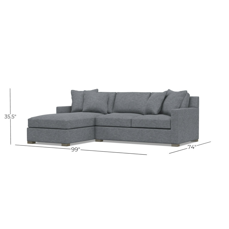 Kelsey Fabric 2 Pc Sectional, 5555-011