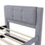 Lit plateforme double avec lit gigogne et lit gigogne-489699461
