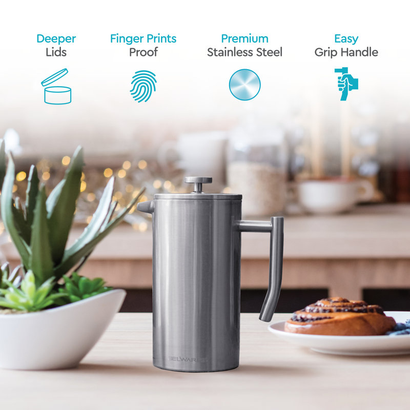 Belwares French Press Coffee Maker, 34 oz.