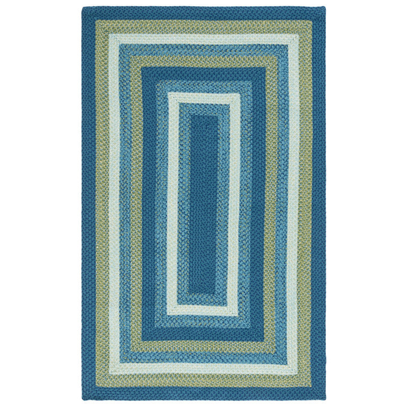 Kaneez Hand Woven Performance Machine Washable Striped Rug, Rectangle 5' x 8'