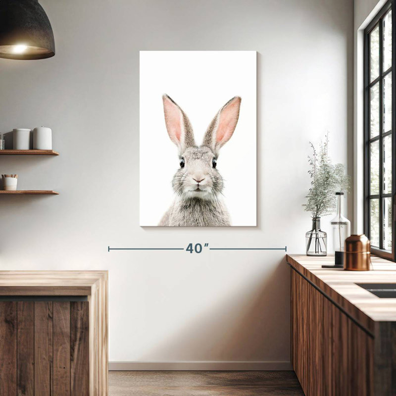 Brampt Bunny Face, 39" H x 26" W