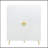 Gaines White High Gloss Finish Accent Cabinet-1854644089