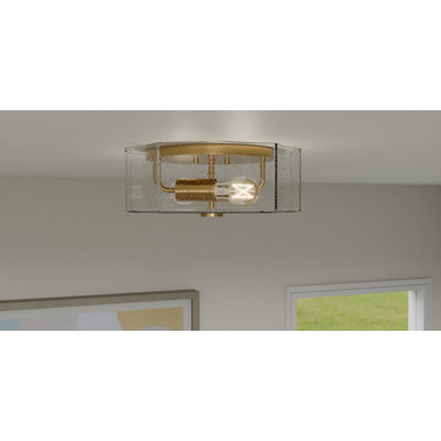 Abdelrauof Glass Flush Mount