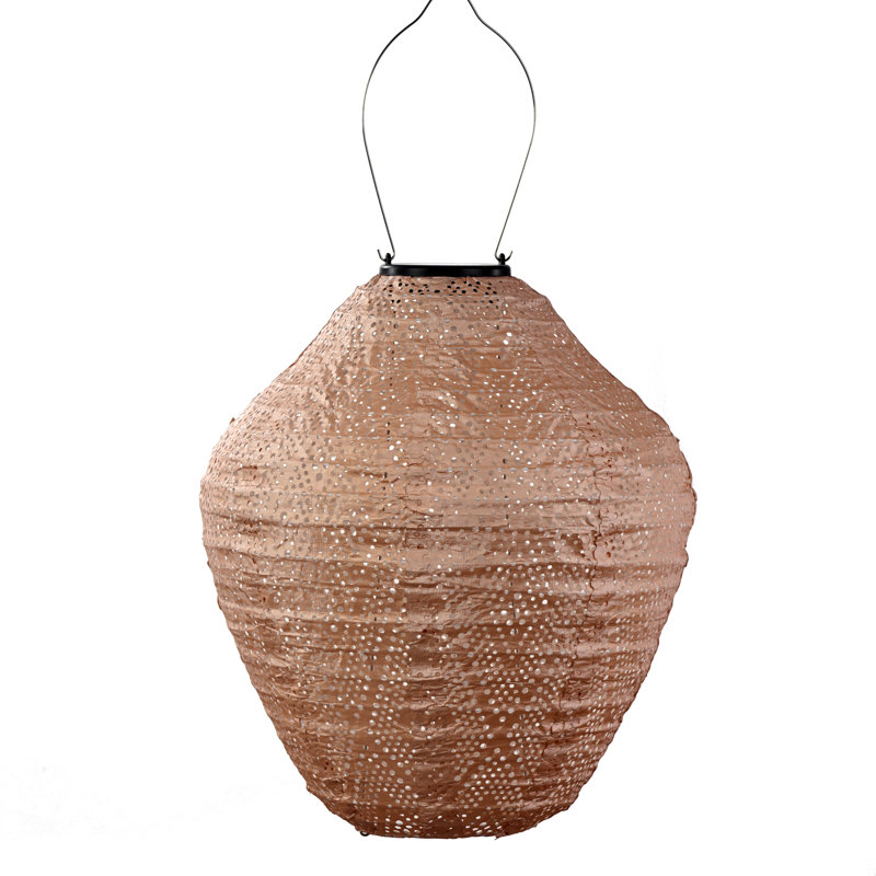 Jar Ikat Lantern, Pink