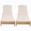 Chaise longue avec coussin Mallacia
