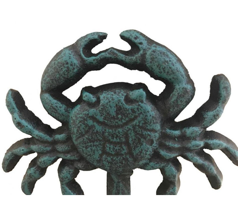 Crochet mural crabe Jonette, Bleu Seaworn