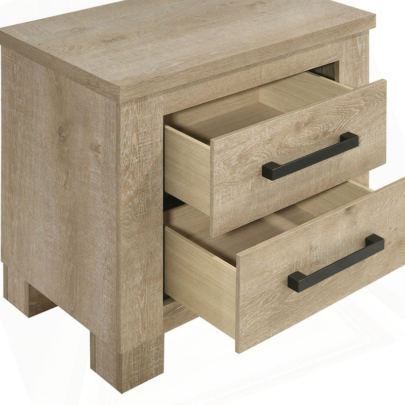 Table de chevet 2 tiroirs