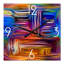 Color Fusion V - Horloge murale moderne-1177173095