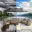 Parasol de marché rectangulaire 8,5 pi x 14,5 pi avec base-1768570623