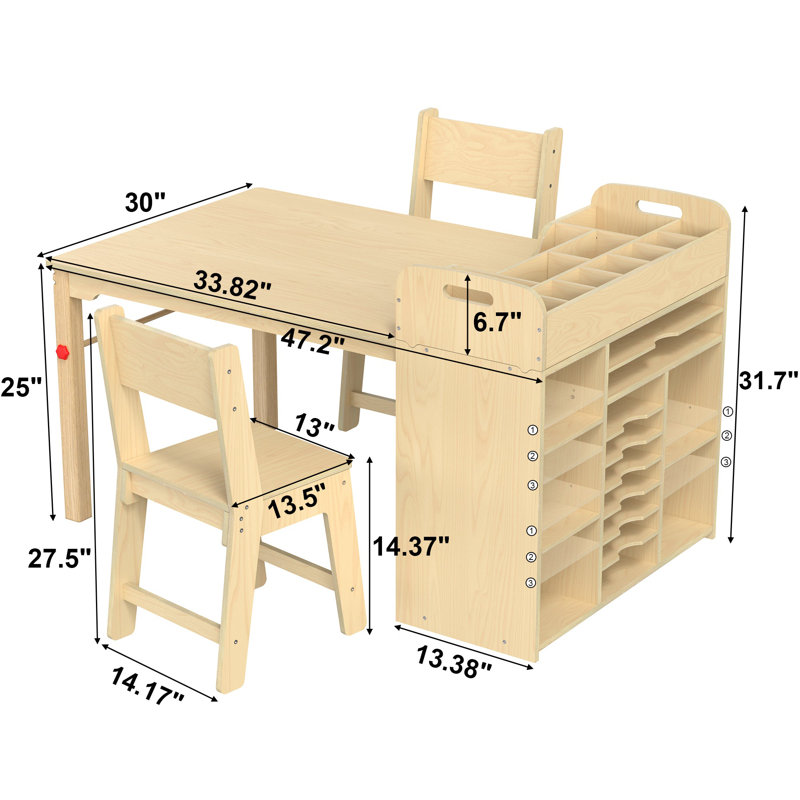 Jirair Kids and Chair Set