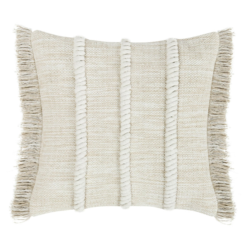 Coussin en tissu 22 po Lucera, H 22 po x l 22 po, Carré
