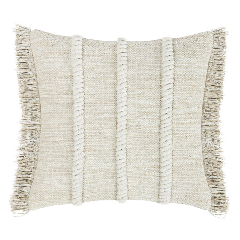 Coussin en tissu 22 po Lucera, H 22 po x l 22 po, Carré