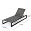 Chaise longue - et attrayante pour l'extérieur
