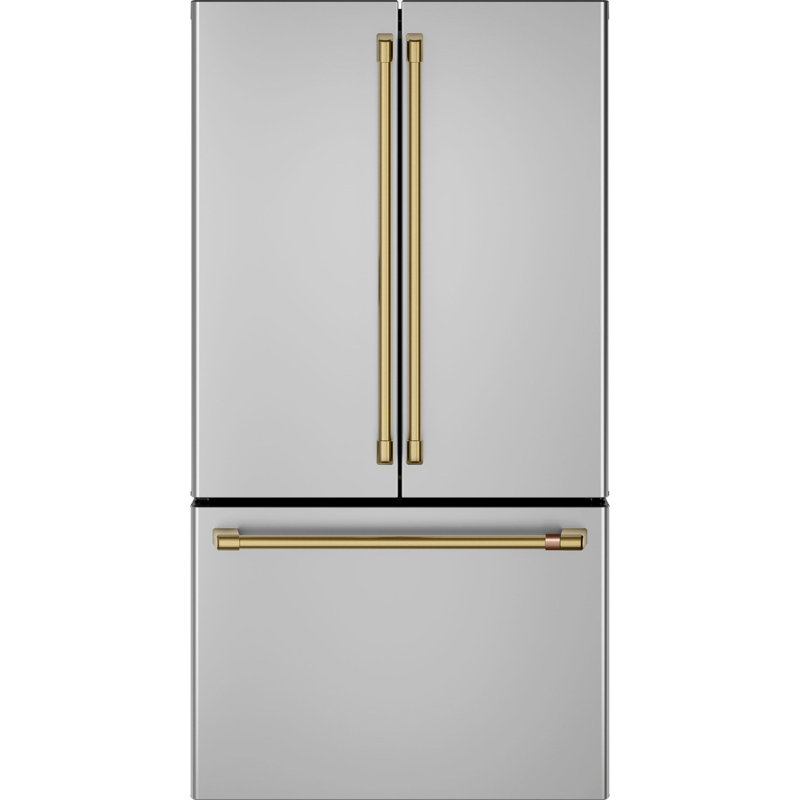 Refrigerator Handle Kit, Brushed Brass