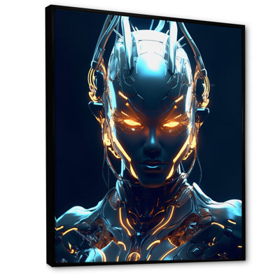 Robotic Opponent III - Modern Canvas Prints