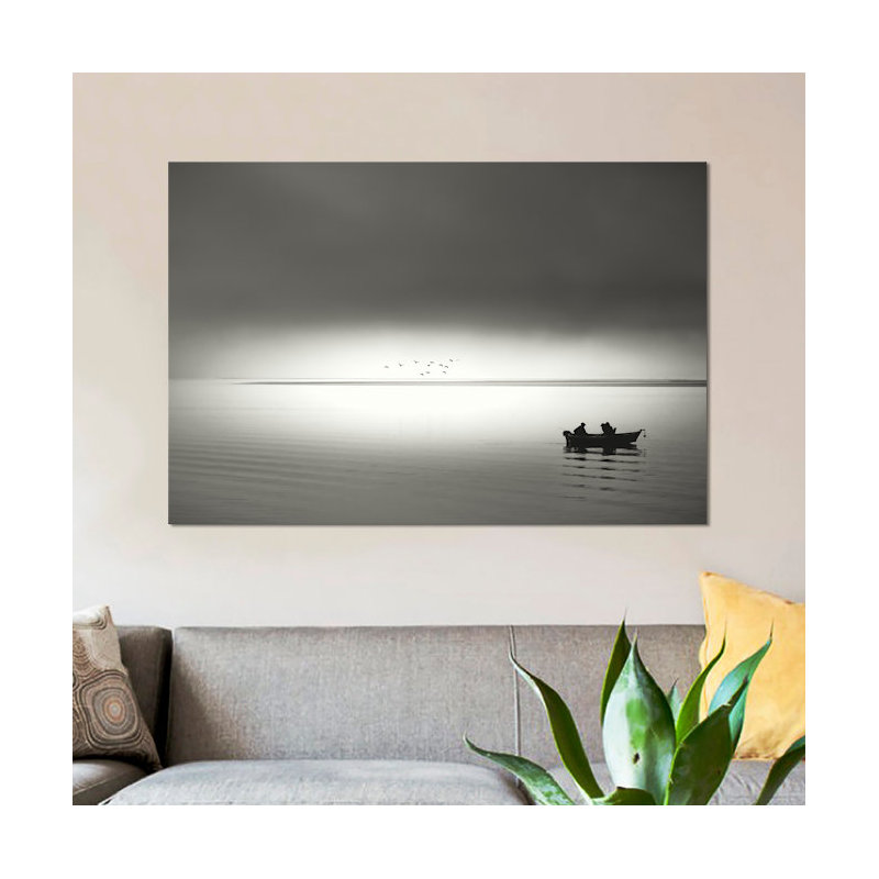 " Going Fishing " by Don Schwartz, 18" H x 26" W x 1.5" D, Wrapped Canvas