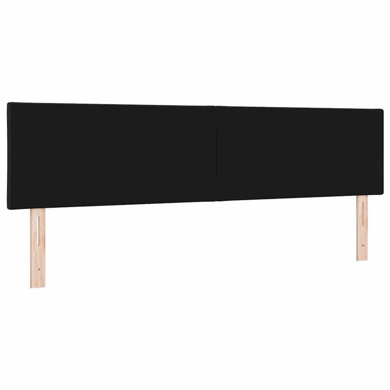 Fabric Headboard Geometric With Headboard Fabric, DE Size - 180 x 220 cm, Black