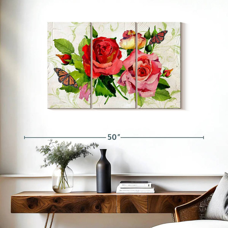 Bouquet de roses rouges Harnek, H 24 po x l 38 po