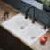 Karran Quartz 33'' X 22'' Double Bowl 60/40 Top Mount Drop-in Kitchen Sink Kit