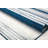 Callum Contemporary Blue Ribbon Area Rug-630534377