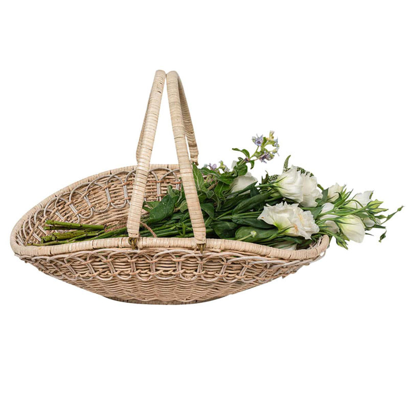 Provence Rattan Medium Gathering Basket