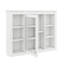 Armoire à pharmacie murale, armoire de rangement de salle de bain avec porte miroir et 6 tablettes ouvertes réglables-1086069581