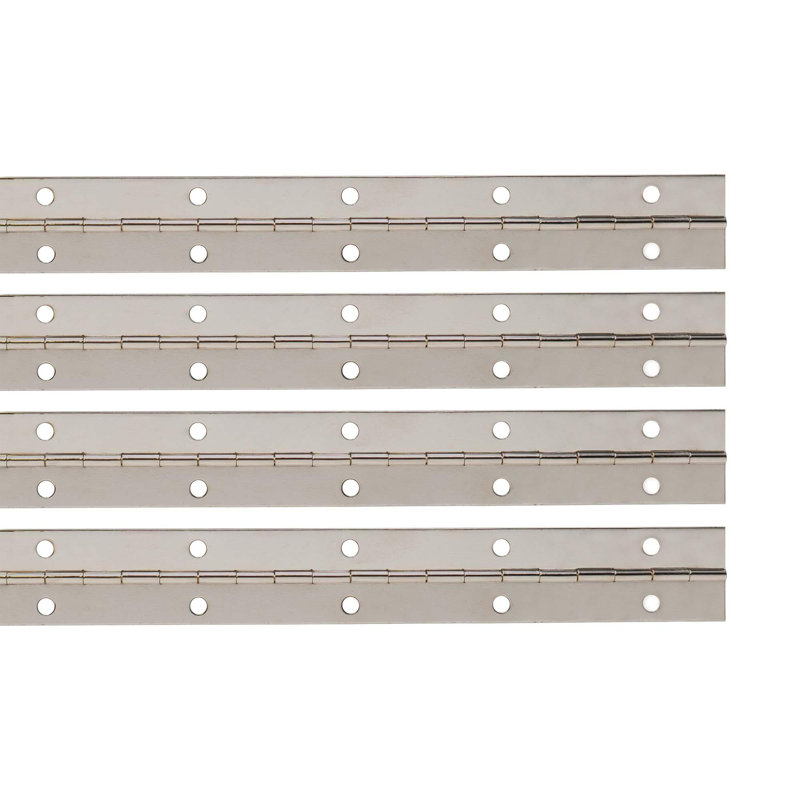 Charnière traditionnelle en acier inoxydable, Nickel