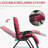 Outsunny Zero Gravity Chair, Folding Reclining Lounge Chair with Padded Cushion, Side Tray for Indoor and Outdoor, Supports up to 264 lbs., Red-707779563