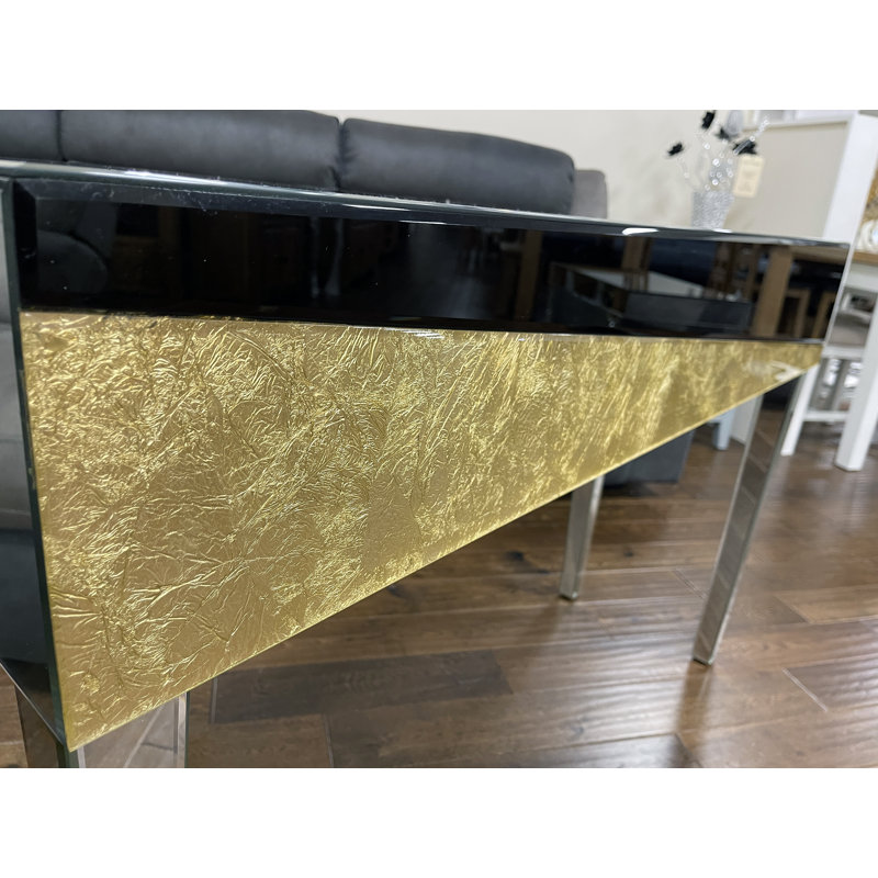 Emmanuelle 120cm Glass Console Table
