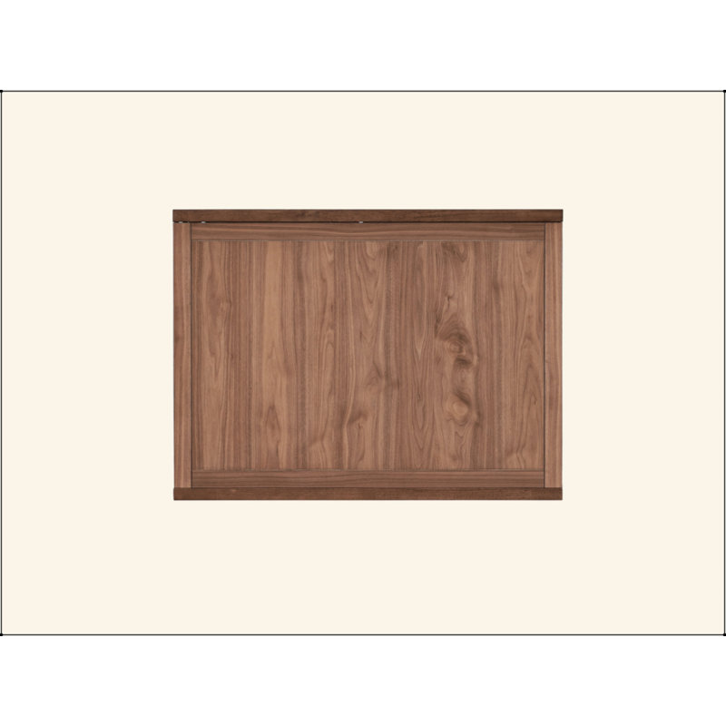 Walnut Finish Dining Table W/ Extension Leaf