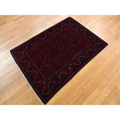 Burnestine Hand Knotted Wool Rug