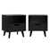 Merrylee 1-Drawer Nightstands with Open Cubby