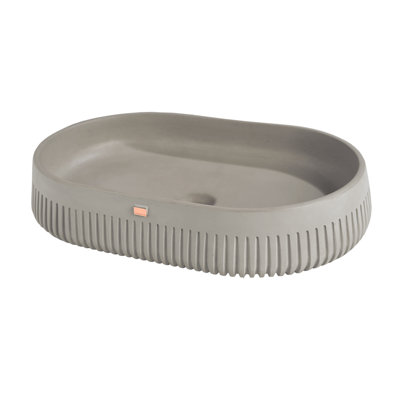 Papua Oval Concrete Vessel Sink
