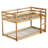 Twin Over Twin Solid Wood Bunk Beds With Ladder-671389106
