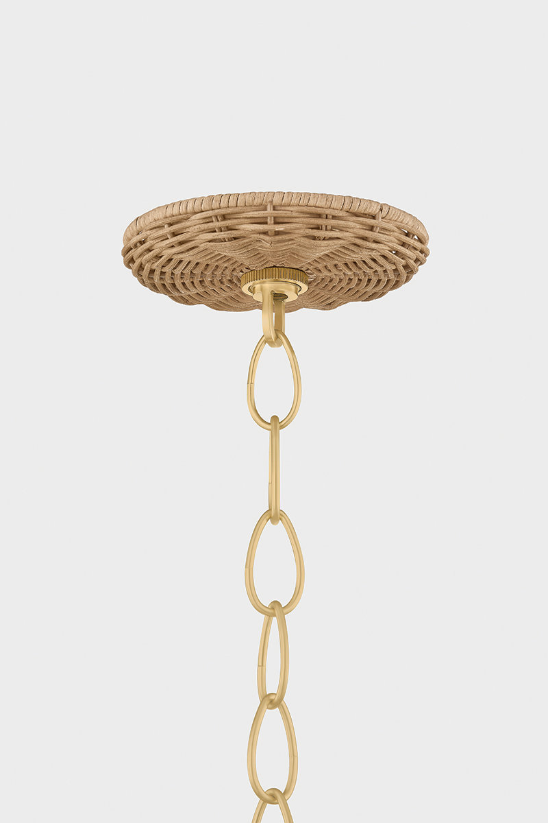 Katniss Chandelier, 11.75" H x 28" W x 28" D, 3