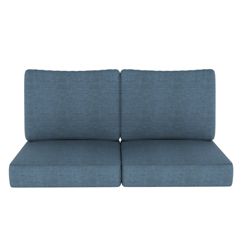 Coussin de siège / dossier Sunbrella®, Spectre denim Sunbrella®