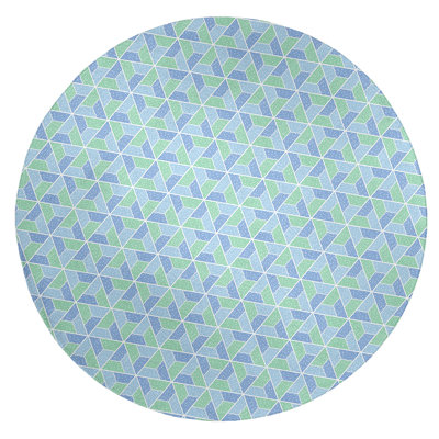 Chenille Geometric Indoor Rug