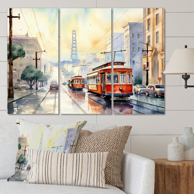 " San Francisco Street Car " 3 - Pieces