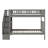 Ilariana Heavy Duty Kids Staircase Bunk Bed-324190957-367297790