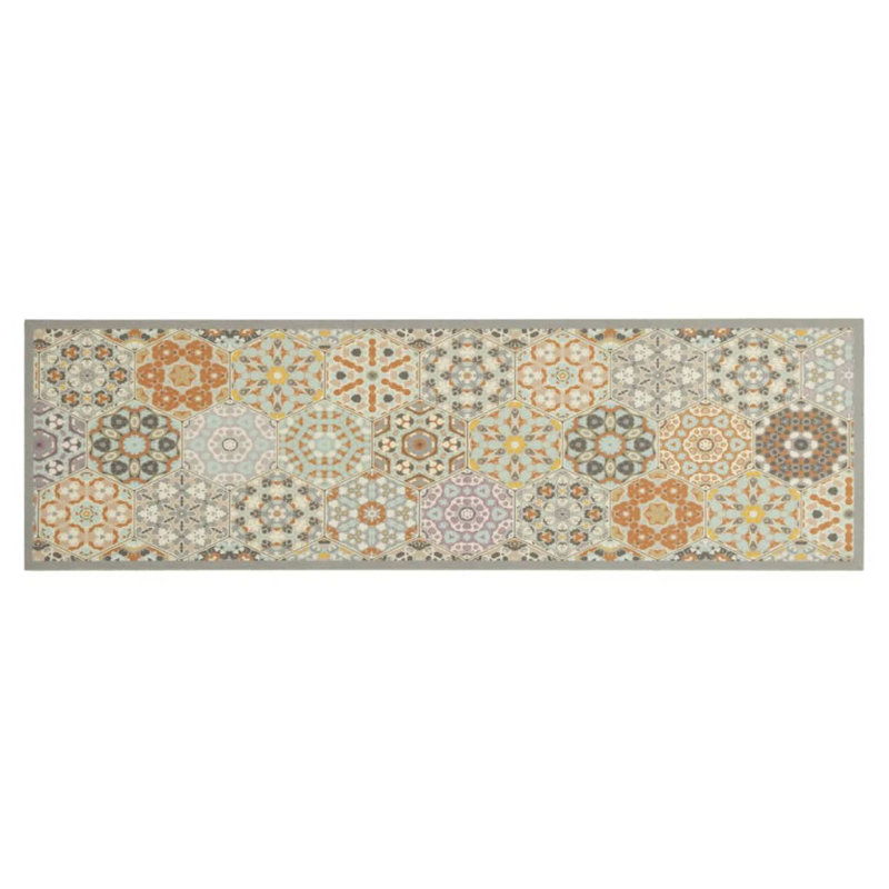 Mapleville Kitchen Mat, 45 x 150 cm, hexagon