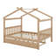 Lit en bois avec couchette-589625155