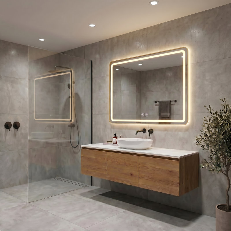 Miroir de salle de bain 24 po x 32 po Mango Tile