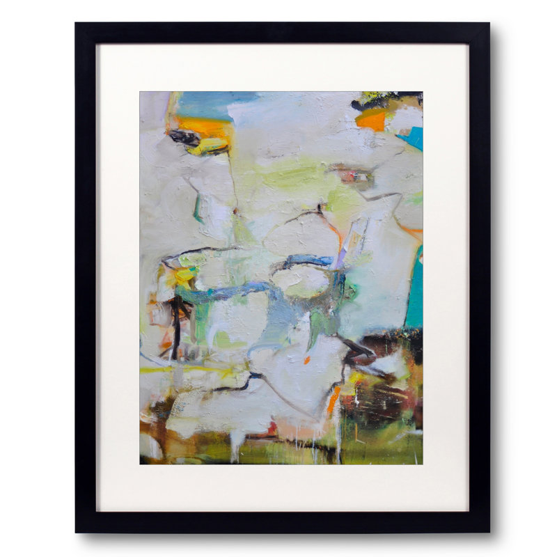 238 Umbrian Sun par Anne B. Schwartz - peinture encadrée, H 20 po x l 16 po