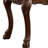 Keitha Transitional Square End Table with Wooden Scalloped Top & Apron-849264457