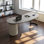 Bureau en pierre frittée de style italien de luxe léger