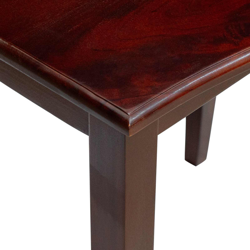  Tables d'appoint gigognes 3 pièces en bois d'acajou massif brun, Brun