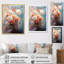 «Yuchen Peach White Mums Romantic Impression II», reproduction sur toile-1964286545-1964286555